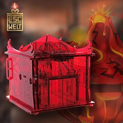 ESC WELT House of Dragon Puzzle Box - 3D Escape Game Money Box - Brain Teaser Puzzle for Adults & Teens - Plexiglas Escape Room Game - Mind Puzzle Game with Hidden Compartment - Family Games Puzzle